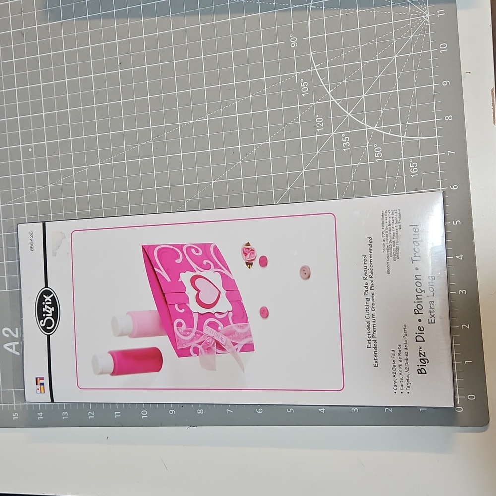 Card A2 Gate Fold Bigz Die Extra Long Sizzix